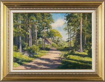 Johan Krouthén, oil on canvas signed and dated 1921.