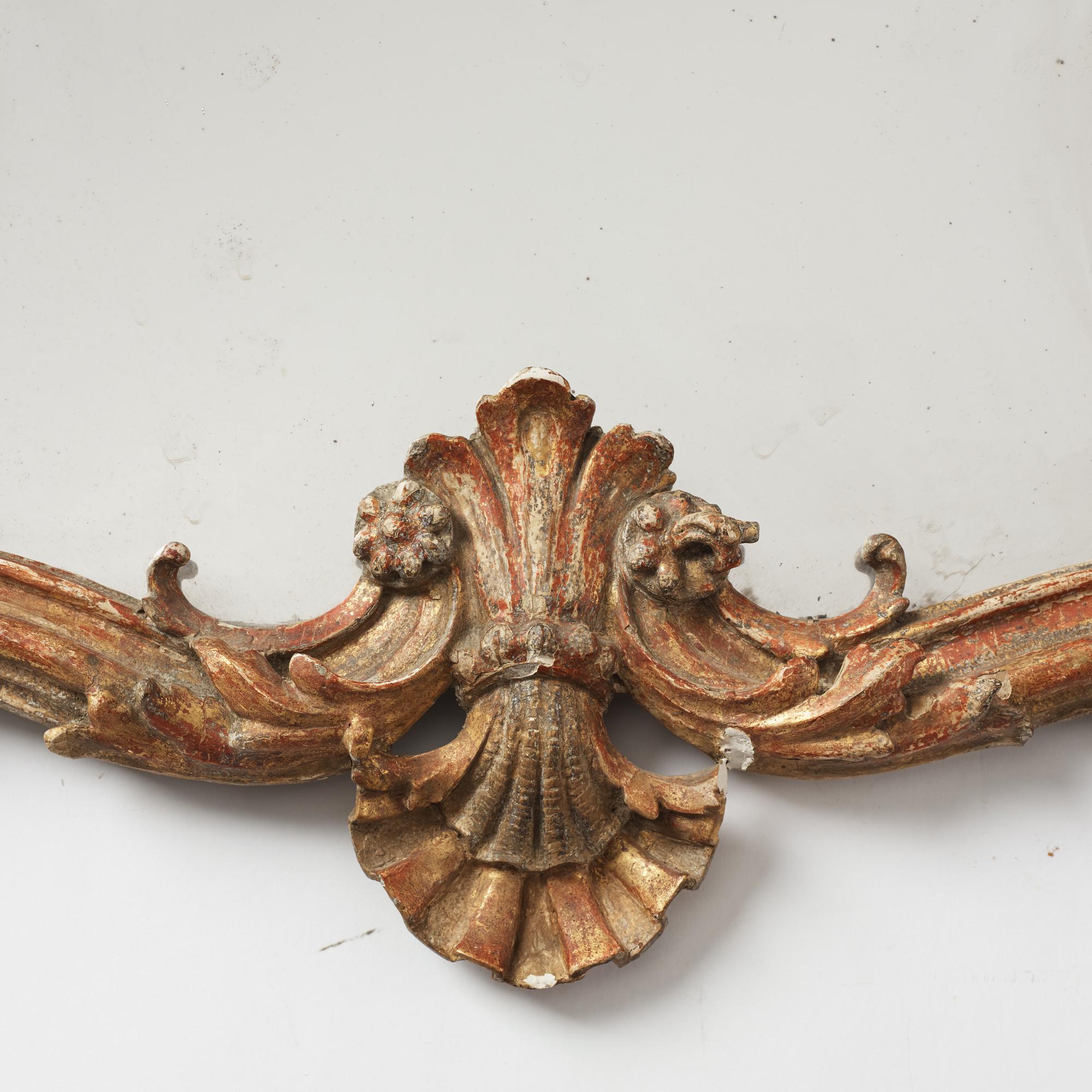 Toilettspegel, rokoko, Mellaneuropa, 1700-tal.