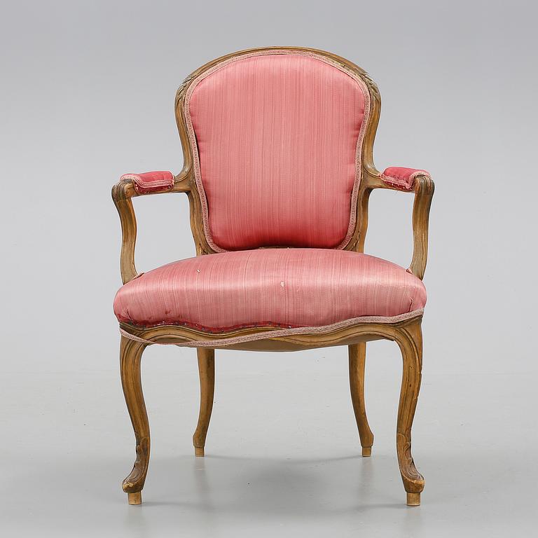 KARMSTOL, Louis XV-stil, 1900-talets början.