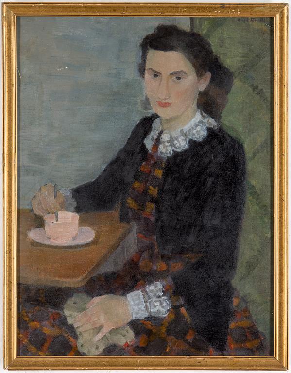 BIRGIT FORSELL, oil on canvas, signed and dated 1943.