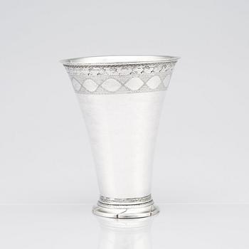 Johan Martin Loëll, bägare, silver, Falun 1794.