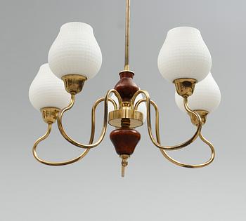 TAKLAMPA, 1900-talets mitt. Höjd ca 72 cm.