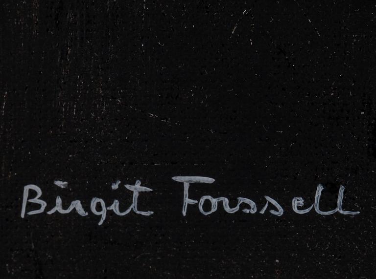 BIRGIT FORSELL, olja på duk, signerad.