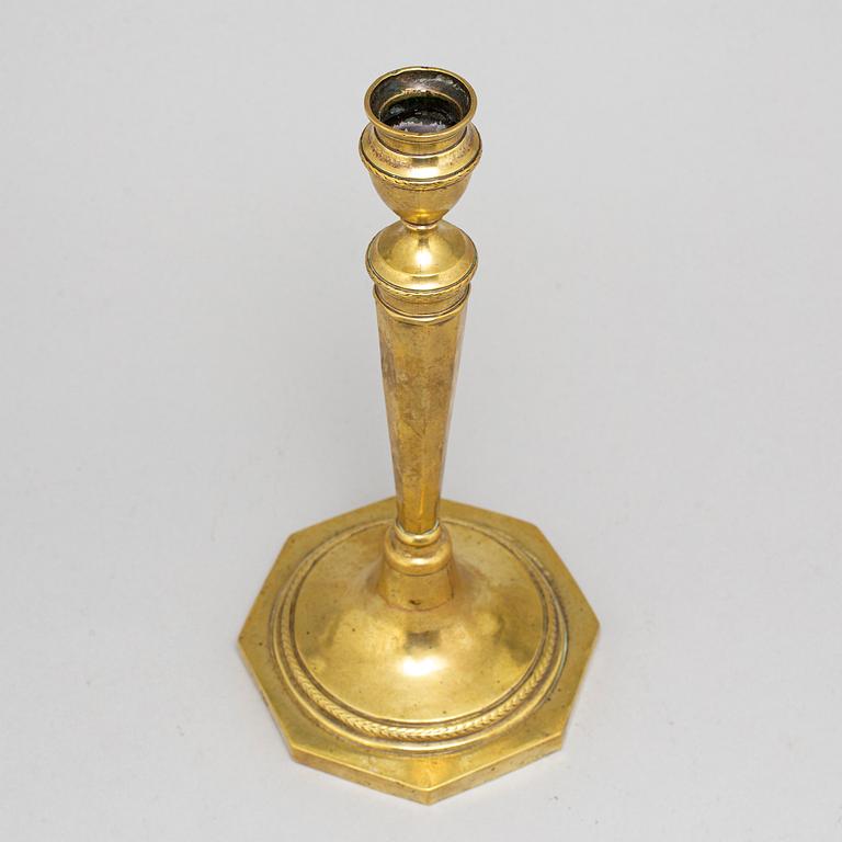 LJUSSTAKE, brons, 1700-talets slut.