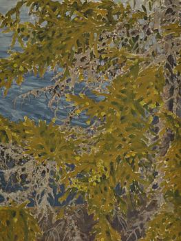 Gustaf Fjaestad, Eka by the stones.