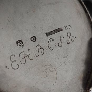 Nils Tornberg, kaffekanna, silver, Linköping 1792, gustaviansk.