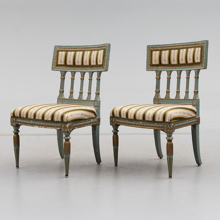 STOLAR, 1 par, gustavianska, 1700-tal.