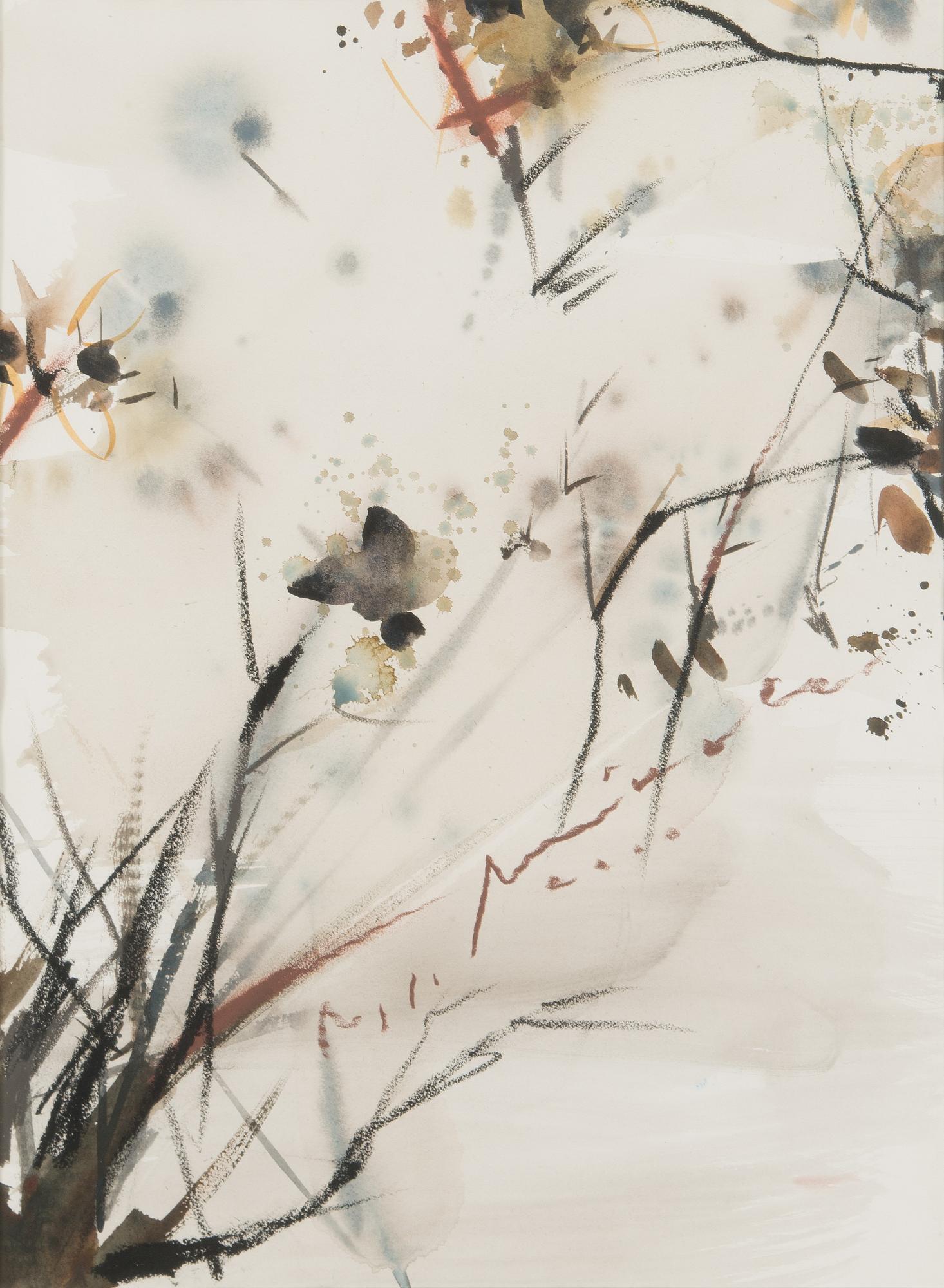 Nandor Mikola, akvarell, signerad och daterad 2000.