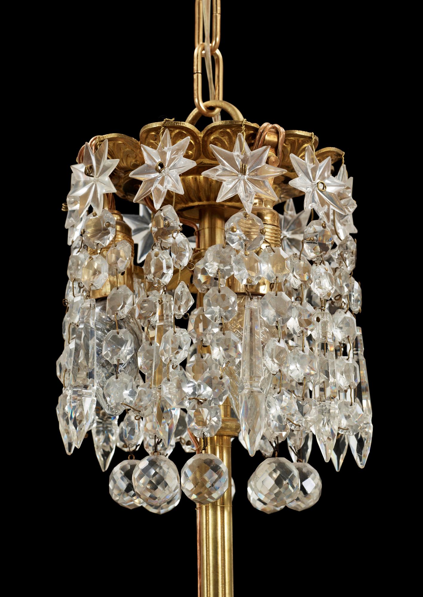 LJUSKRONA, oscariansk, sannolikt sent 1800-tal. H ca 130.