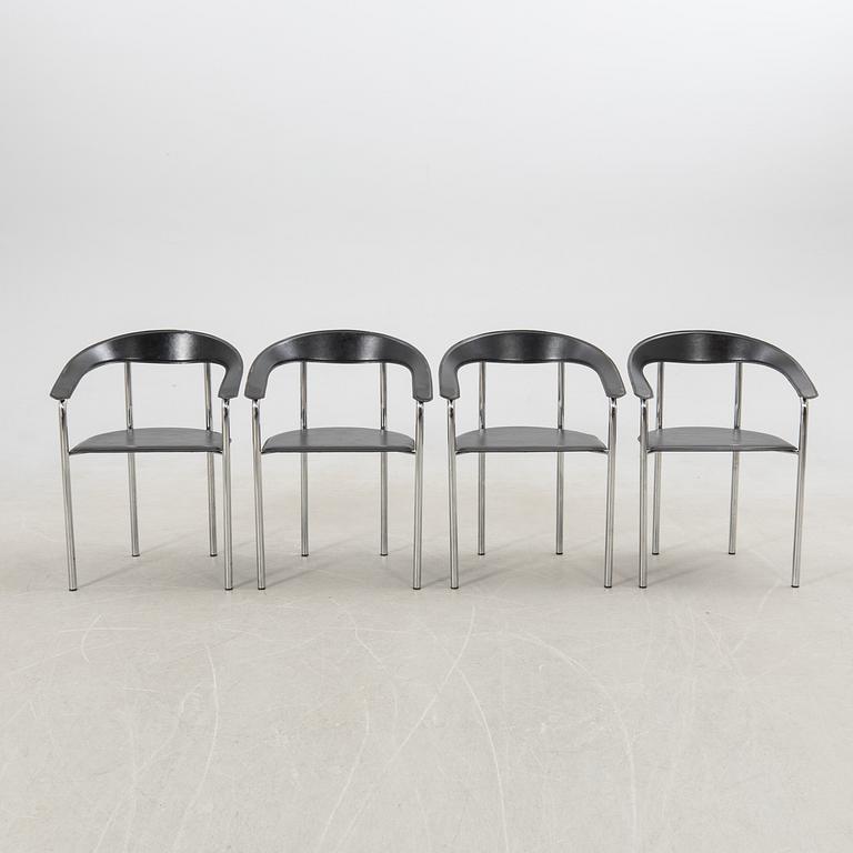 Chairs, 4 pcs, second half of the 20th century.