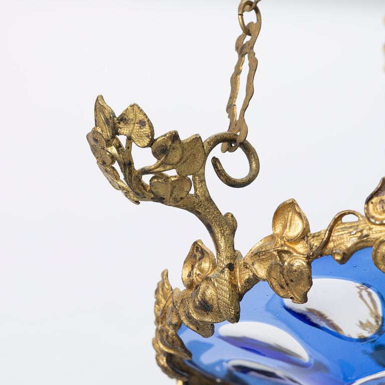 A late Empire ceiling lamp, mid-19th Century.