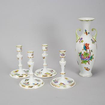 71 psc Herend, mostly "Queen Victoria".