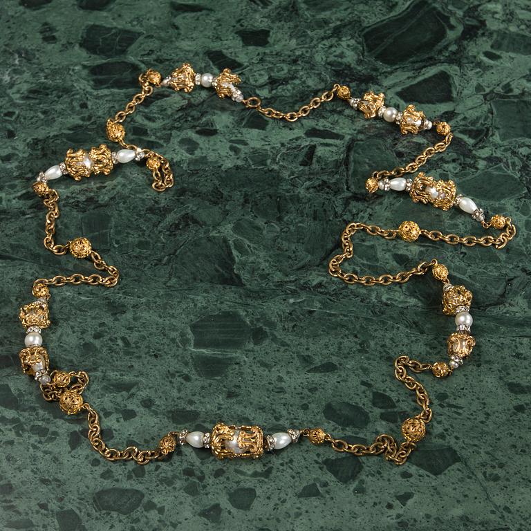 NECKLACE, Chanel (professedly), a 1960s.