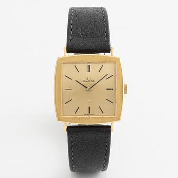 Omega, armbandsur, 28 x 28 mm.