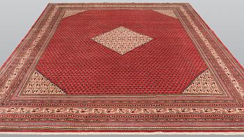 A carpet, Saouk Mir, ca 398 x 296 cm.