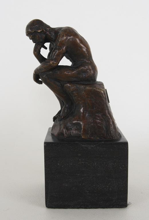 RODIN, AUGUSTE, efter. Skulptur, brons, sign.