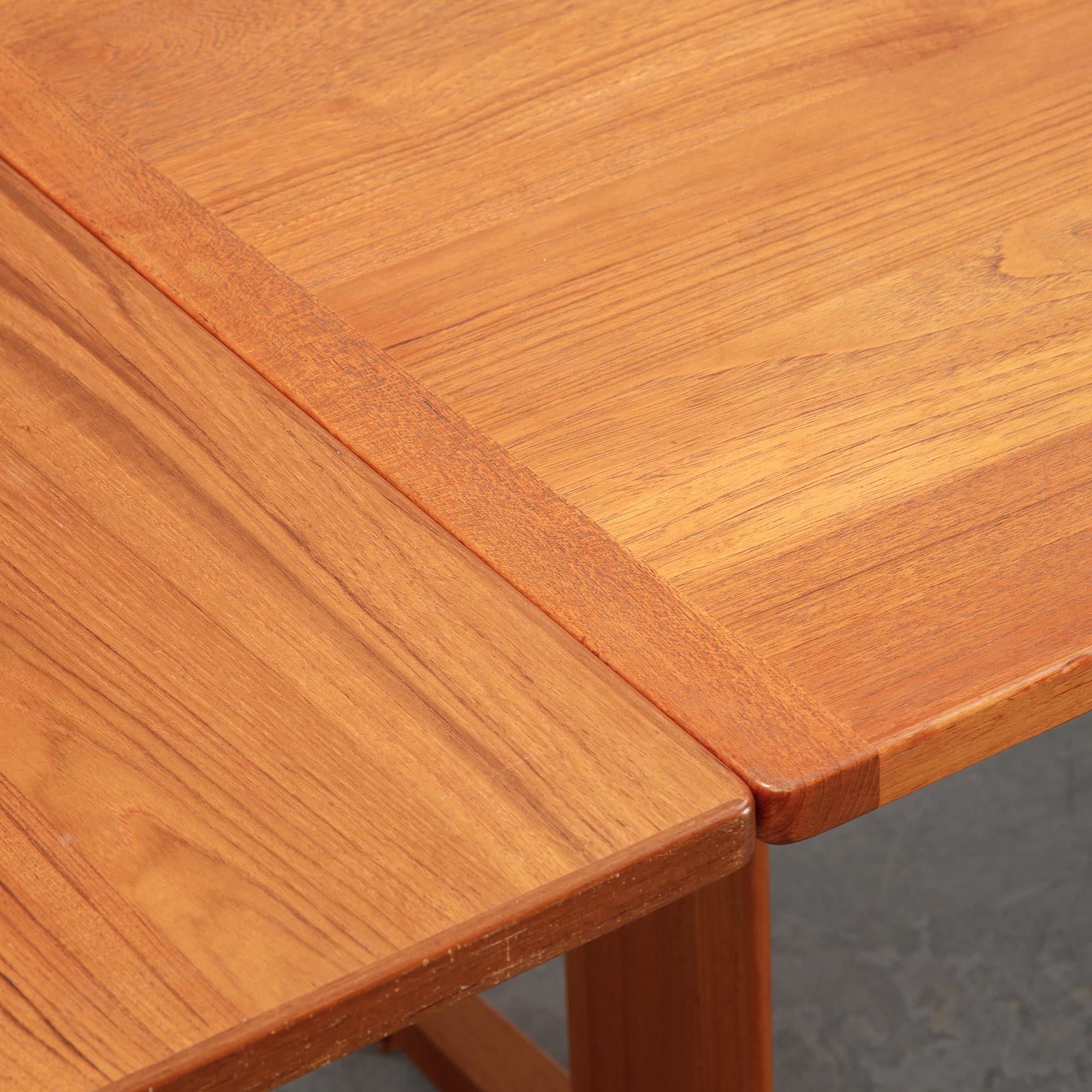 A teak dining table, Ulferts, Tibro, second half of the 20th century.