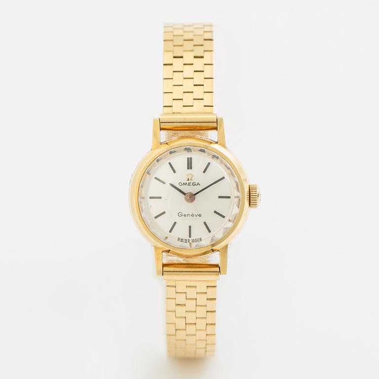 Omega, armbandsur, 19 mm.