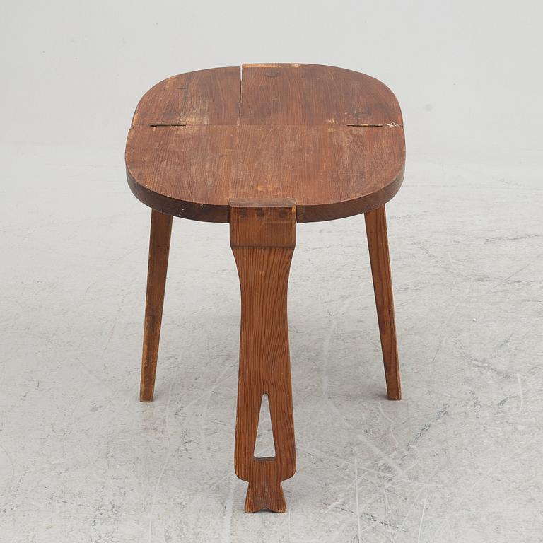 Carl Malmsten, a "Chair-Table", designed in 1937.