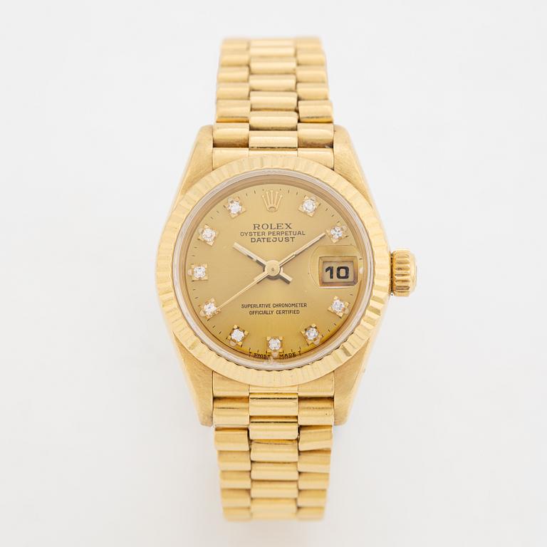 Rolex, Oyster Perpetual, Datejust, wristwatch, 26 mm.