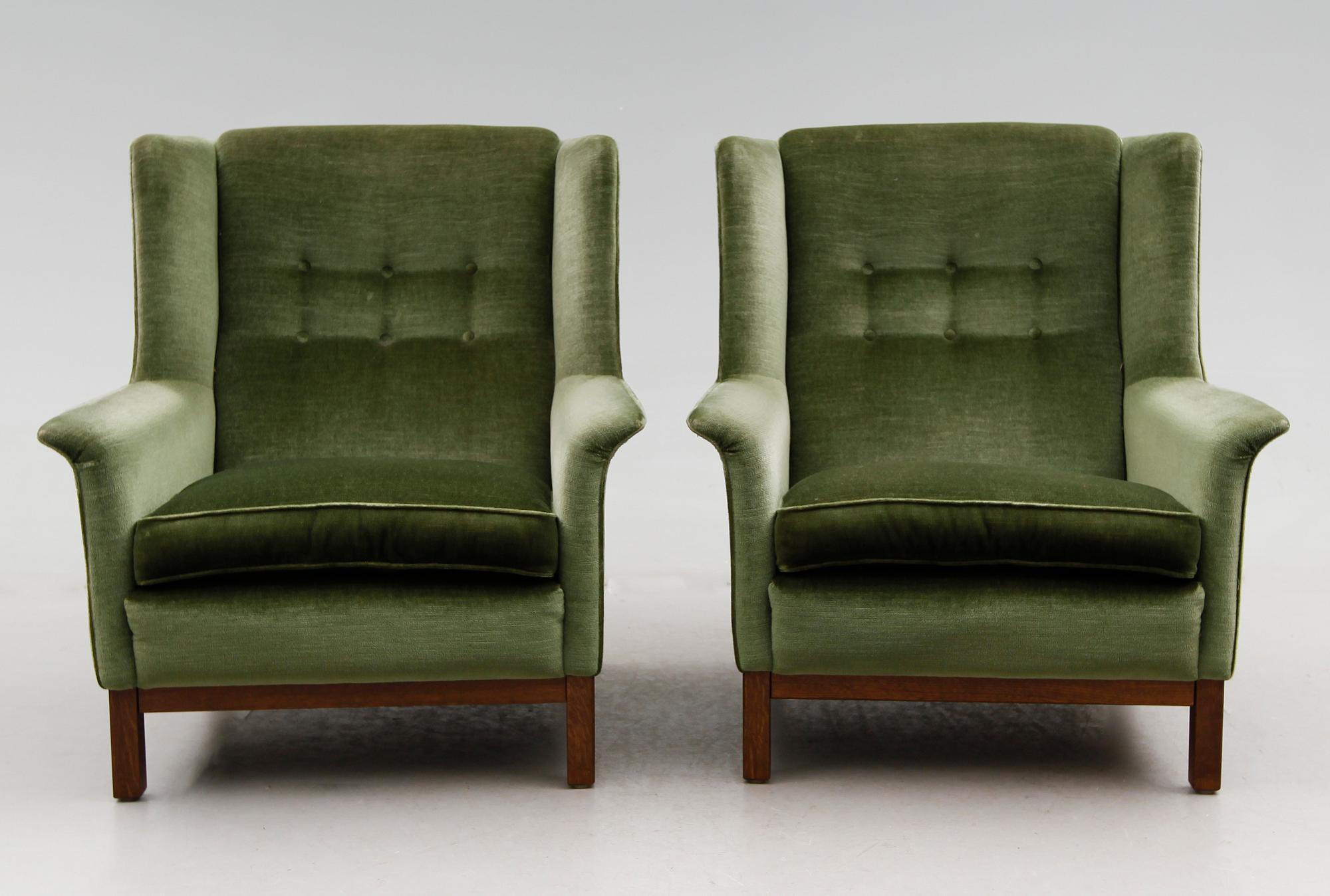 FÅTÖLJER, 1 par, Arne Norell, Norell möbler Aneby, 1900-talets andra hälft.