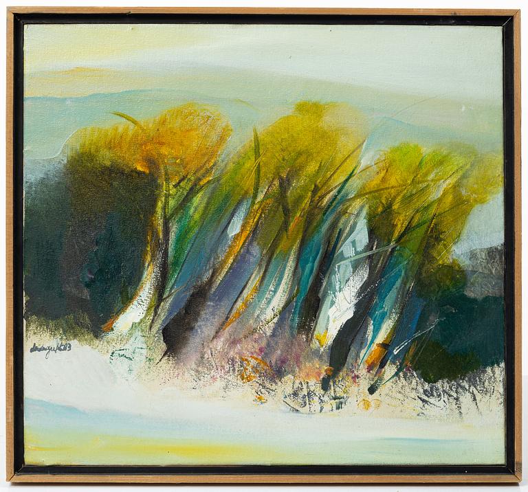 Dilip Dasgupta, Two landscapes.