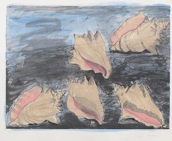 Jim Dine, "FIVE SHELLS", 1982.