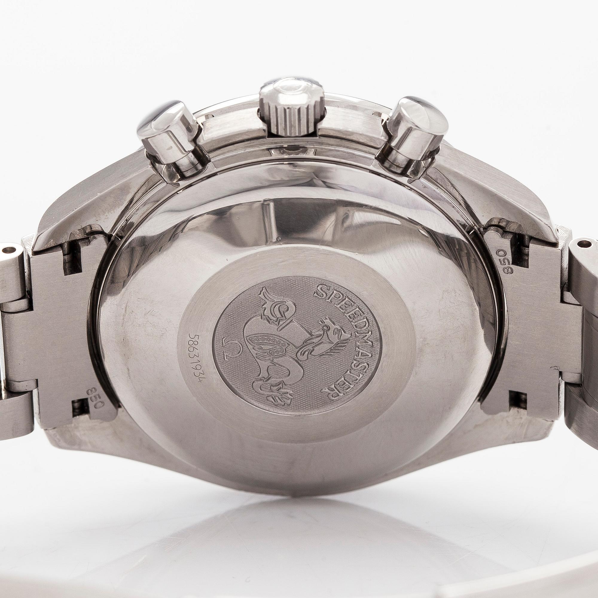 Omega, Speedmaster, Date, kronografi, rannekello, 39 mm.