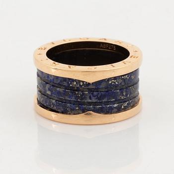 Bulgari, B.Zero1 ring. 18K gold and lapis lazuli.