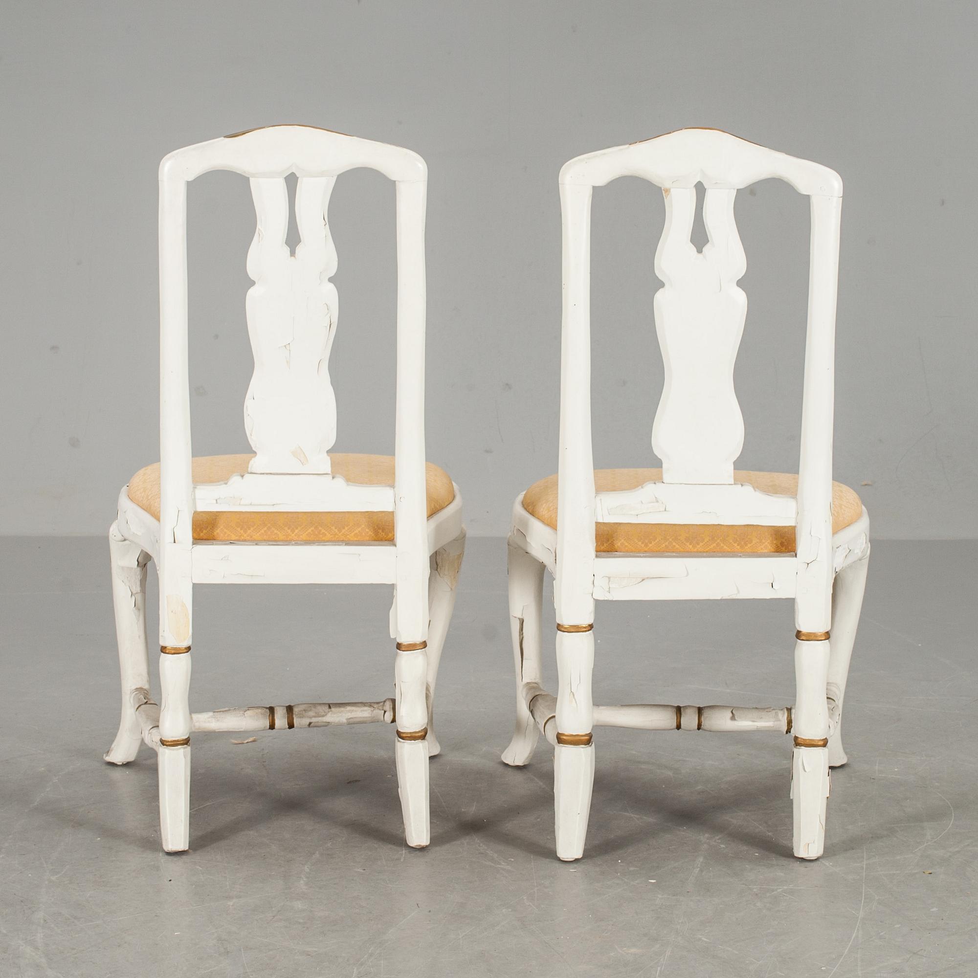 STOLAR, ett par, rokoko.