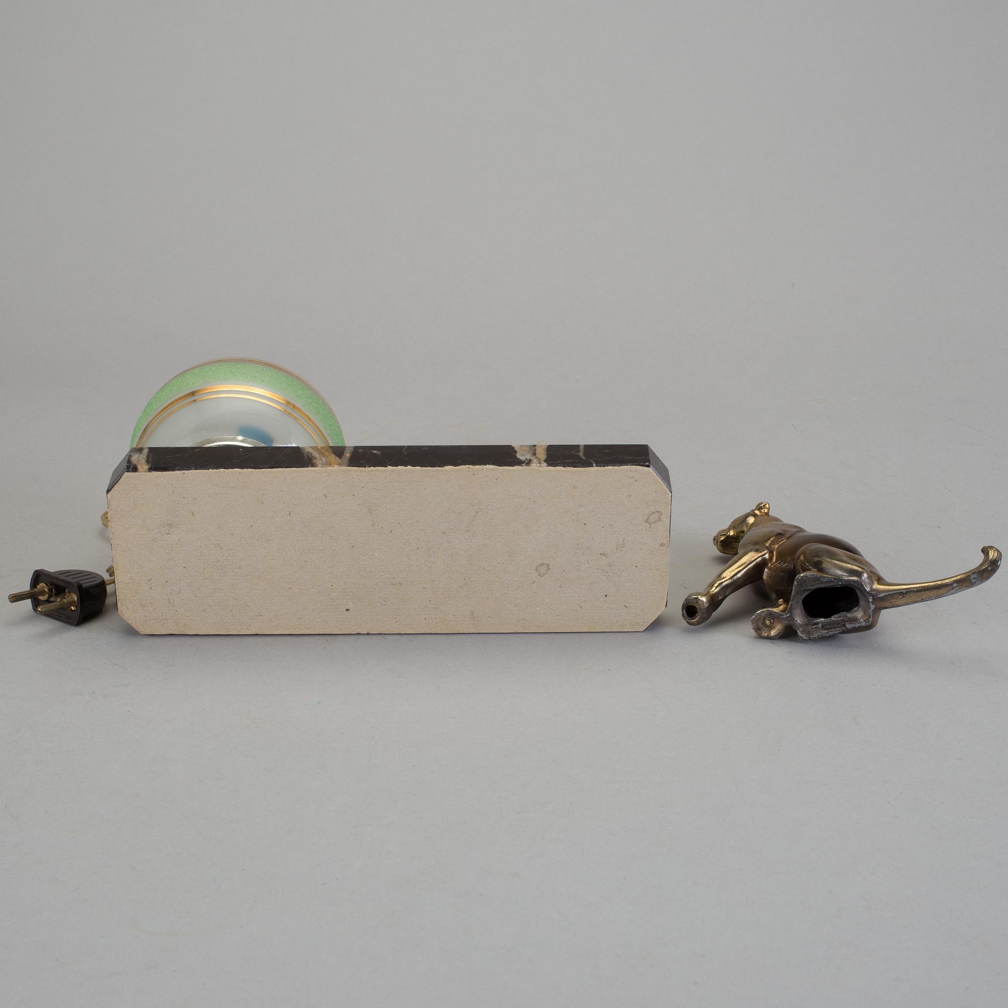 BORDSLAMPA, art deco, 1930/40-tal.