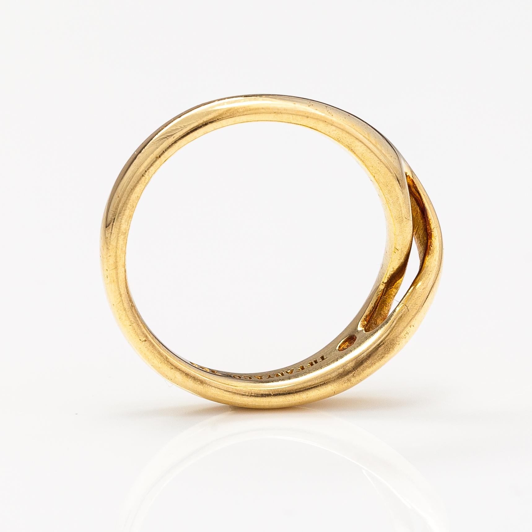Tiffany & Co, Sormus, 18K kultaa "Infinity". Tiffany & co.