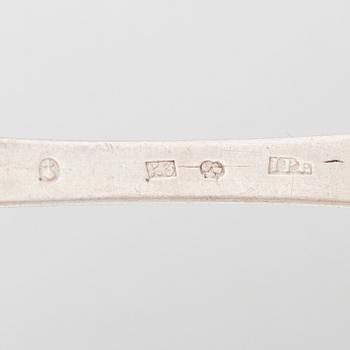 Spoons, 24 pieces, silver, Sweden, 18th–19th century.