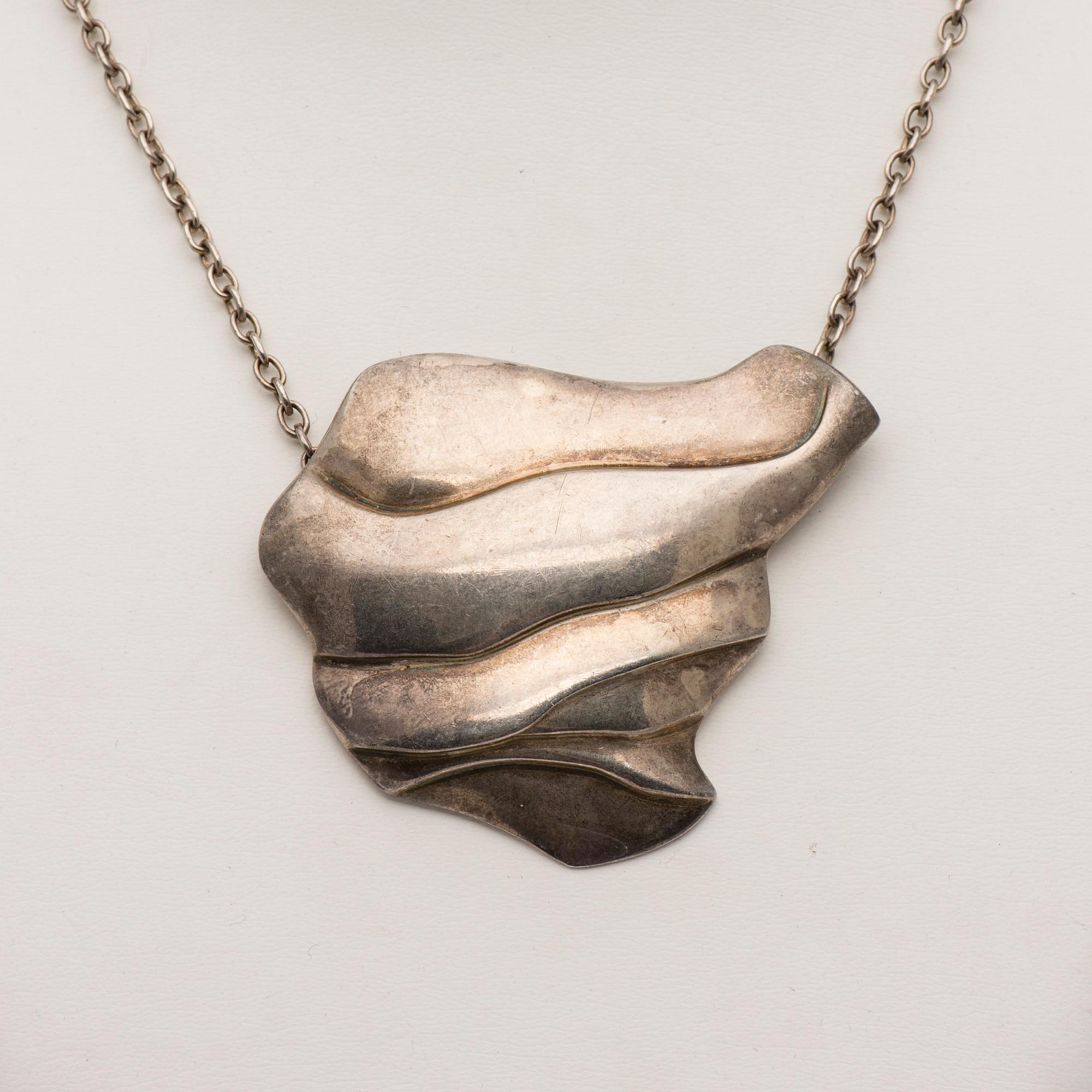 HALSSMYCKE, Georg Jensen, silver.