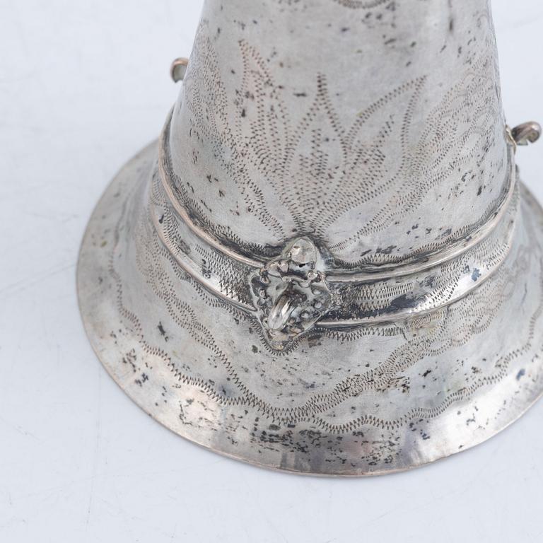 Bägare, silver, Sverige, 1868 eller 1870.