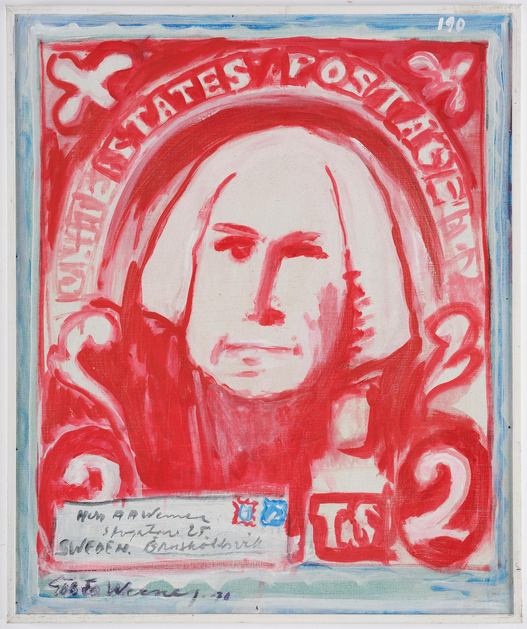 Gösta Werner, US stamp.