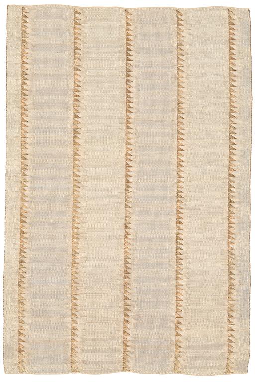 Barbro Nilsson, a textile, "Guldsågen", flat weave, ca 108,5-110 x 72-73 cm, unsigned.