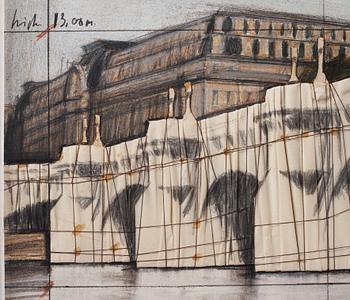 Christo Vladimirov Javacheff, "The Pont Neuf, Wrapped (Project for Paris)".