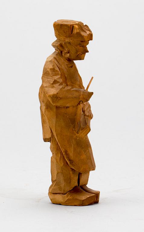AXEL PETERSSON DÖDERHULTARN, skulptur, vallpojke, signerad.