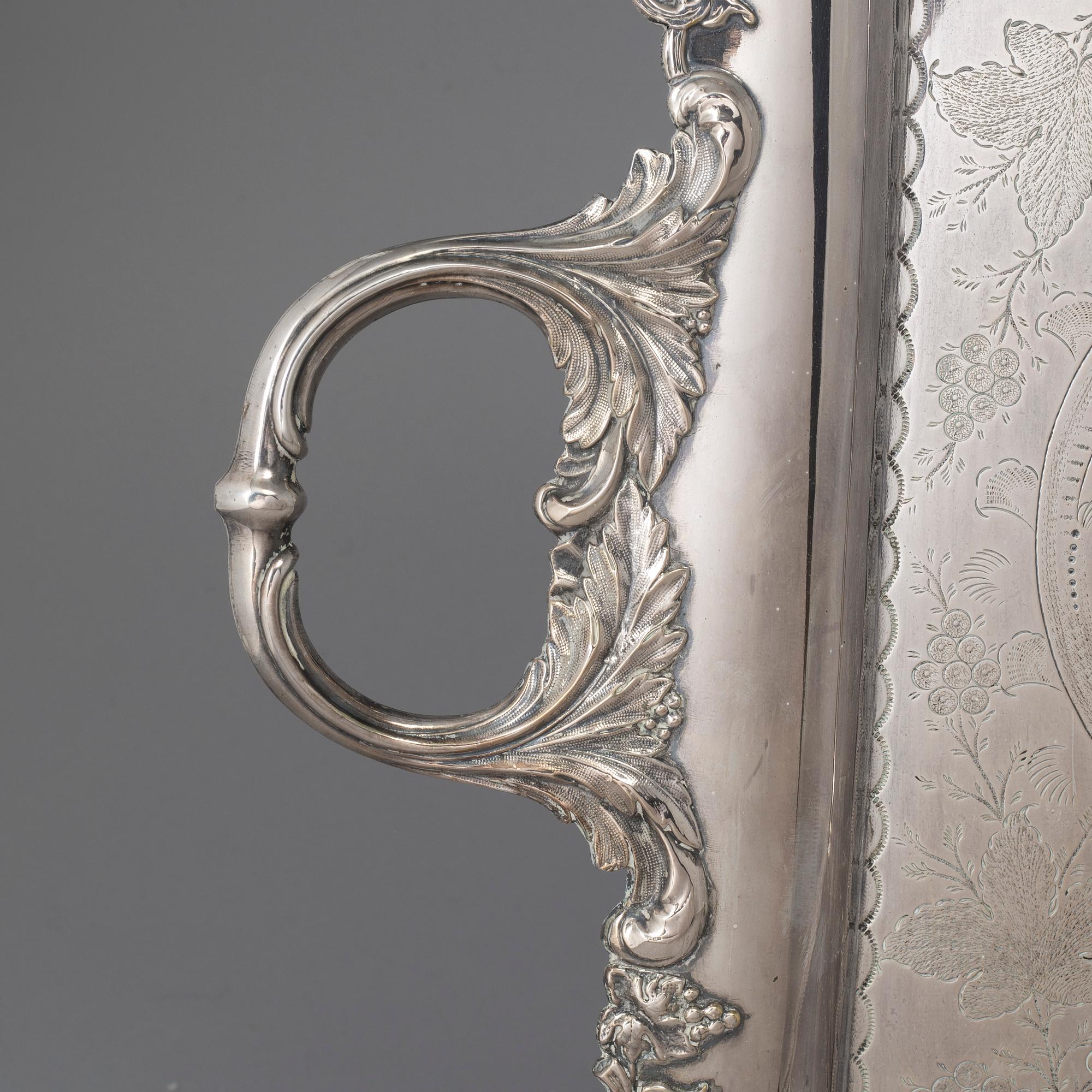 BRICKA, nysilver, rokoko-stil, 1900-tal.