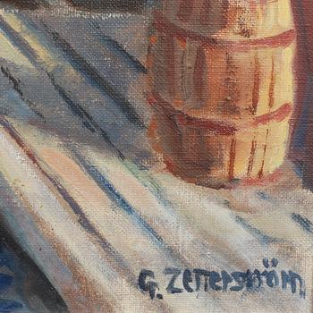 GUNNAR ZETTERSTRÖM, olja på duk, signerad.