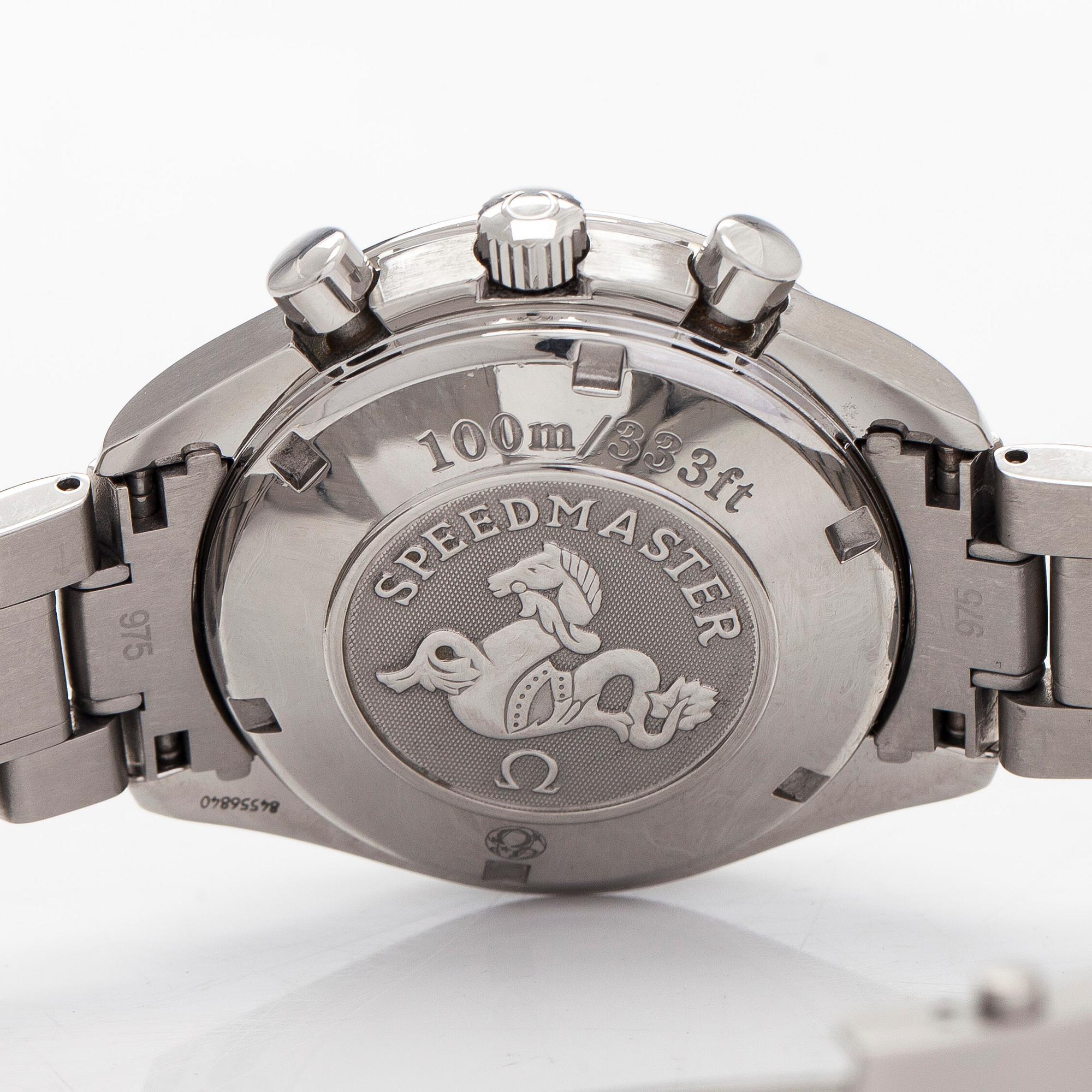 Omega, Speedmaster, Date, kronograf, armbandsur, 40 mm.