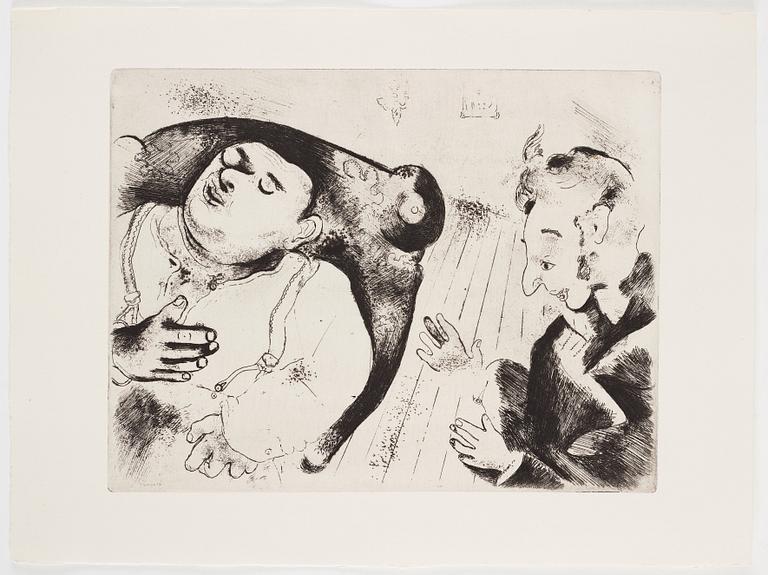 MARC CHAGALL, 71 st etsningar ur upplagan om 285 exemplar på Arches/MBM/J. Perrigot-papper, 1923-1948.