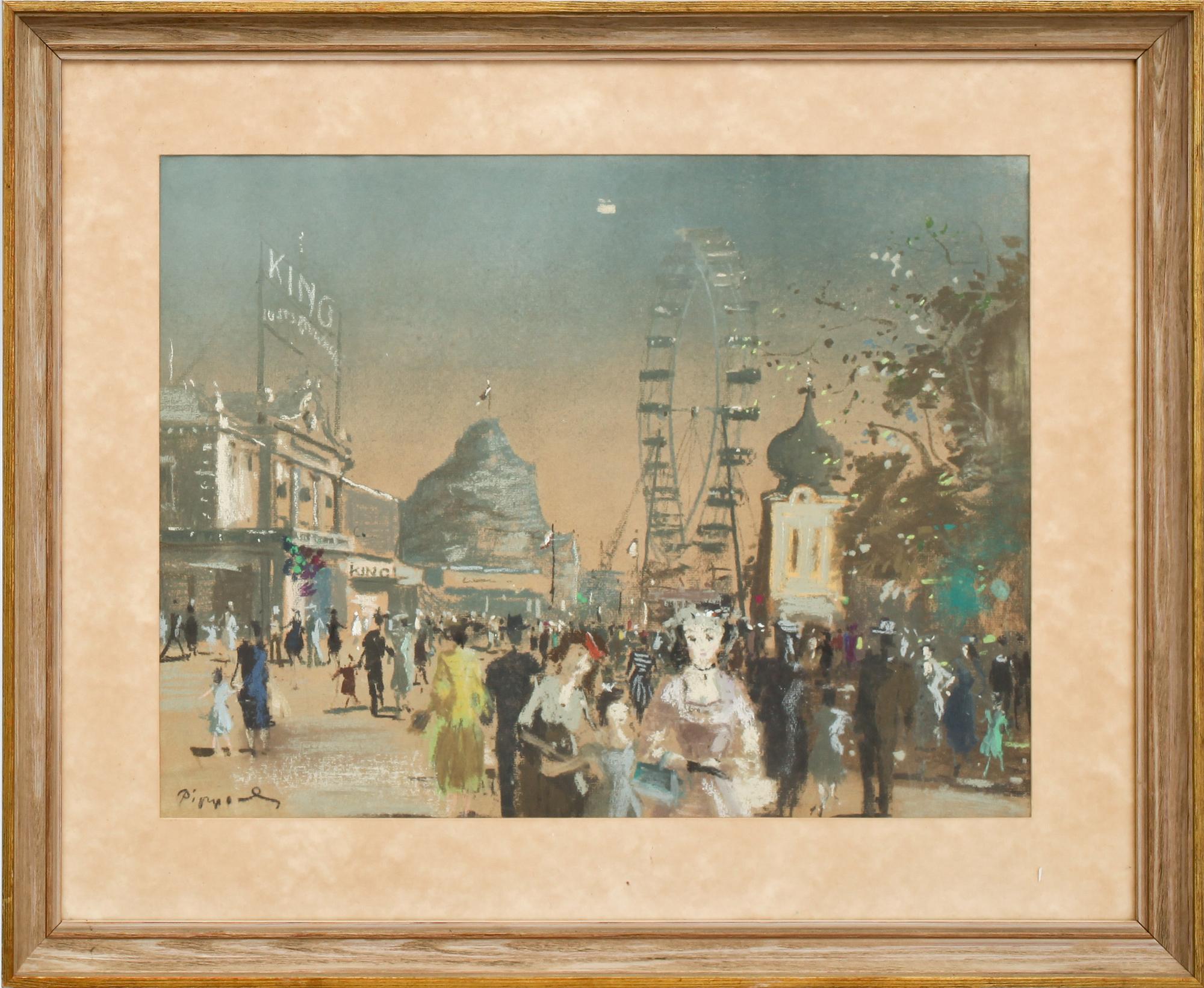 HANS ROBERT PIPPAL, pastell, sign.
