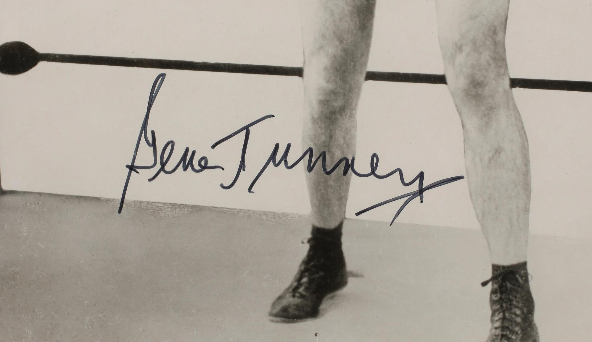 AUTOGRAFER AV BOXARE, 3 st, 1900-talets andra hälft.