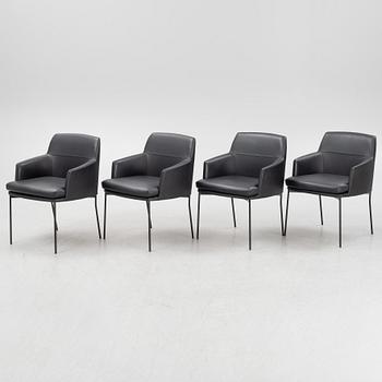 Claesson Koivisto Rune, four 'Montevideo' armchairs, Tacchini, Italy.