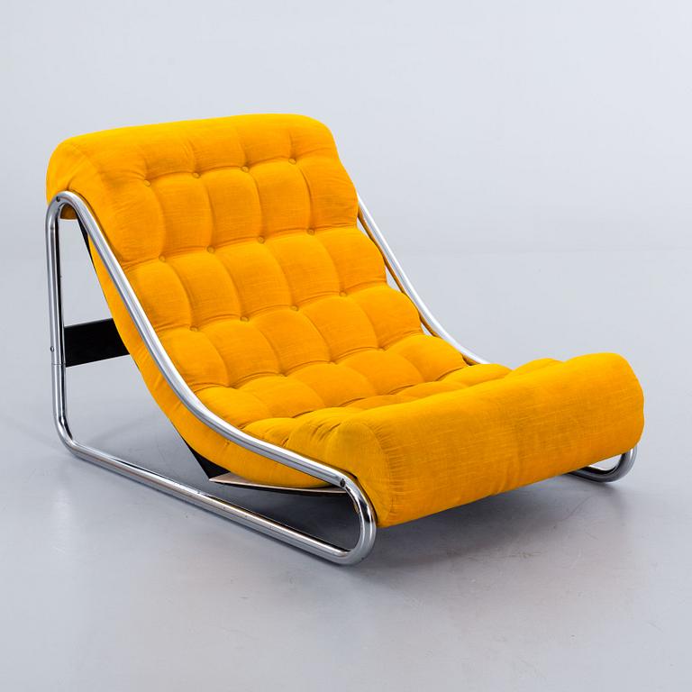 A Gillis Lundgren IKEA Impala armchair and table, 1972.