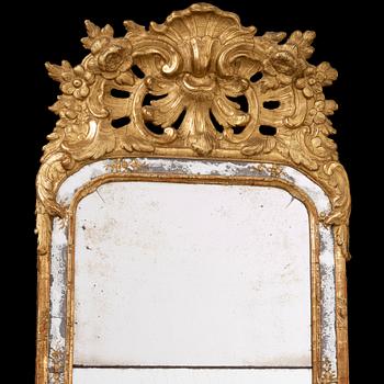 SPEGEL. Stockholmsarbete, 1700-talets andra hälft. Rokoko.