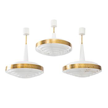 Ceiling lamps, 3 pcs, 1950s/60s.