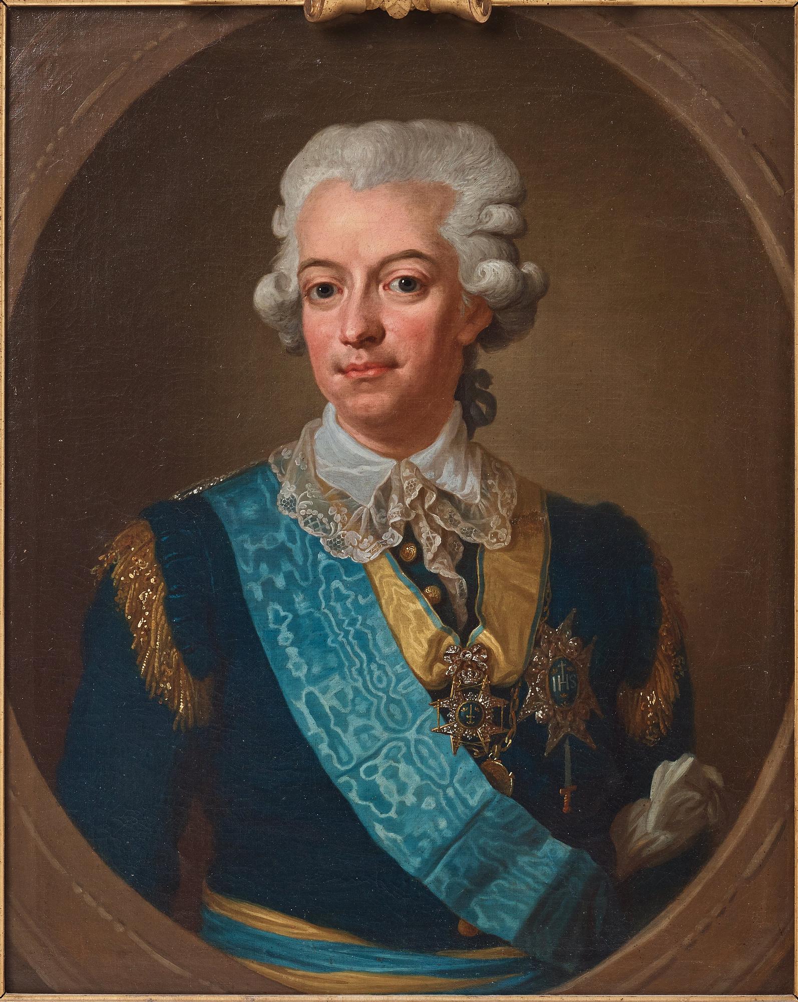 Lorens Pasch d y, King Gustav III of Sweden (1746-1792).